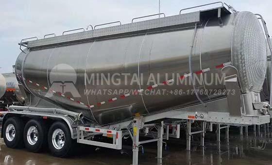 Aluminum sheet plate for powder tank trucks
