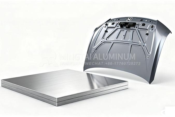 aluminum plate for car hoods